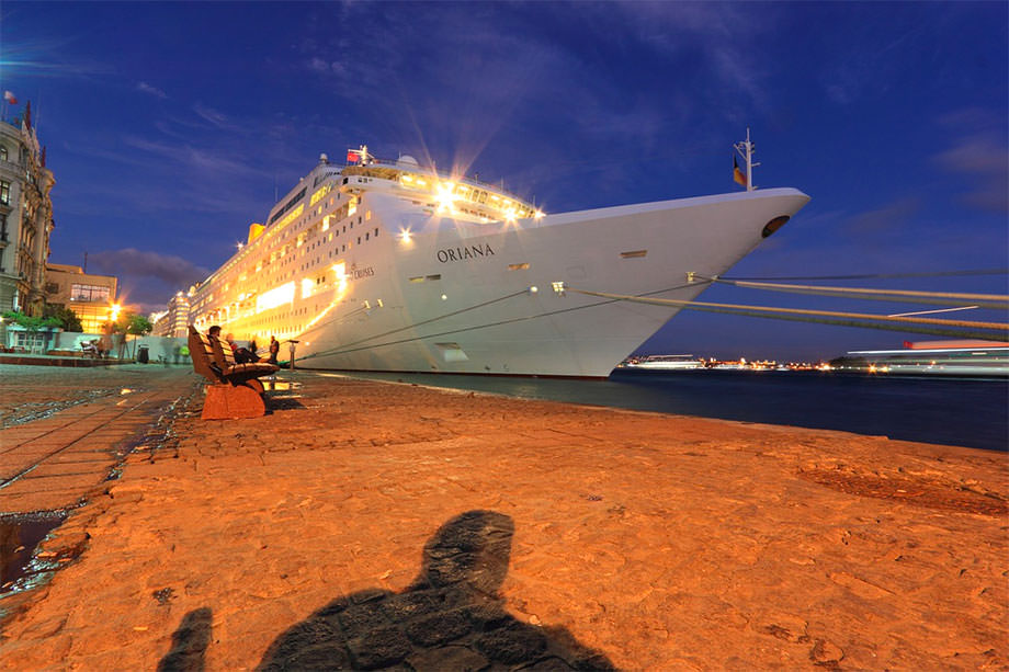 Quai terminal de croisière à Istanbul