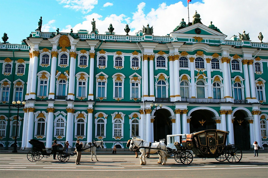 Palais D'hiver, Saint-Pétersbourg