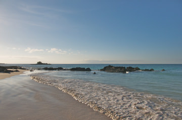Bachas Beach Seascape, Baltra Island, Galapagos