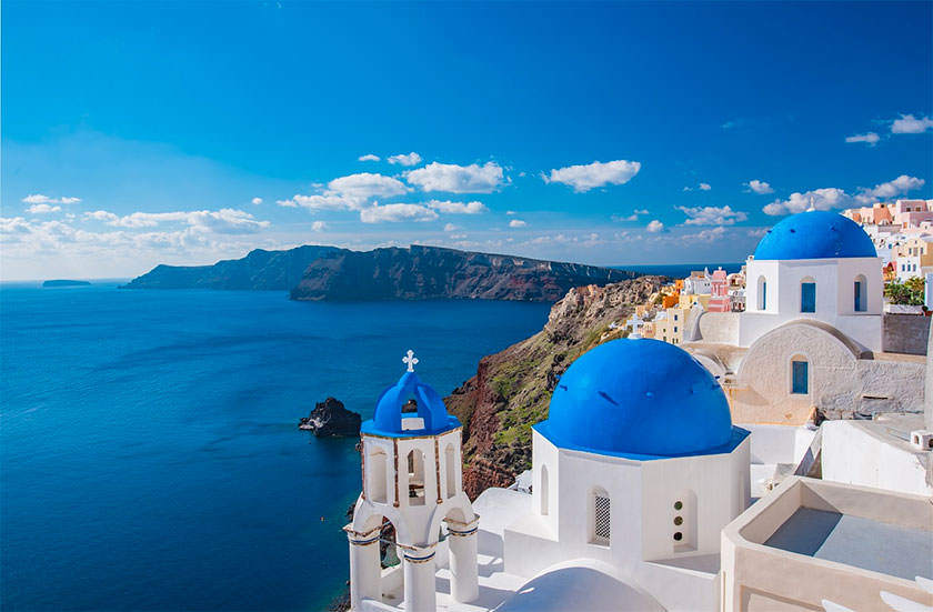Panorama île grecque
