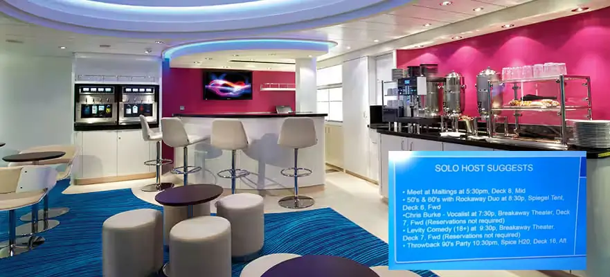 Studio Lounge Norwegian exclusif aux voyageurs solo avec espaces de rencontre et café gratuit