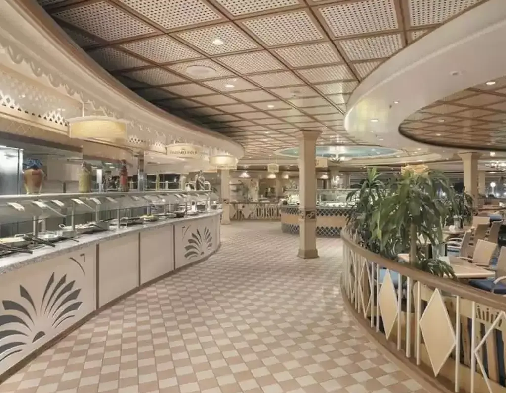 Restauration à bord de l'Adventure of the Seas