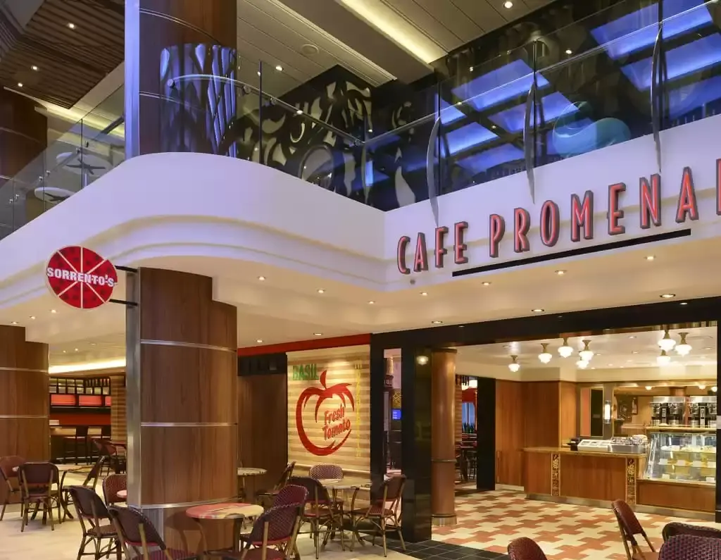 Pont à bord de l'Anthem of the Seas