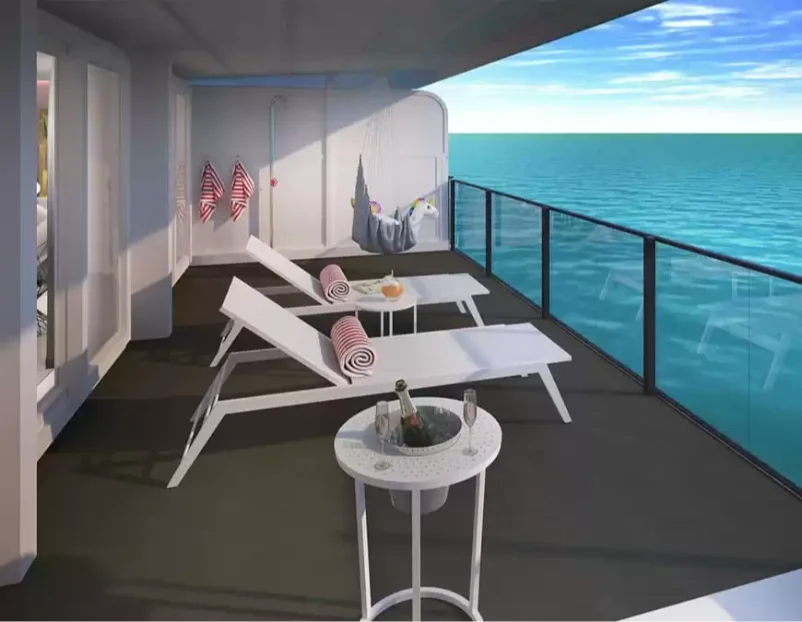 Le bateau de croisière Brilliant Lady (Virgin Voyages)