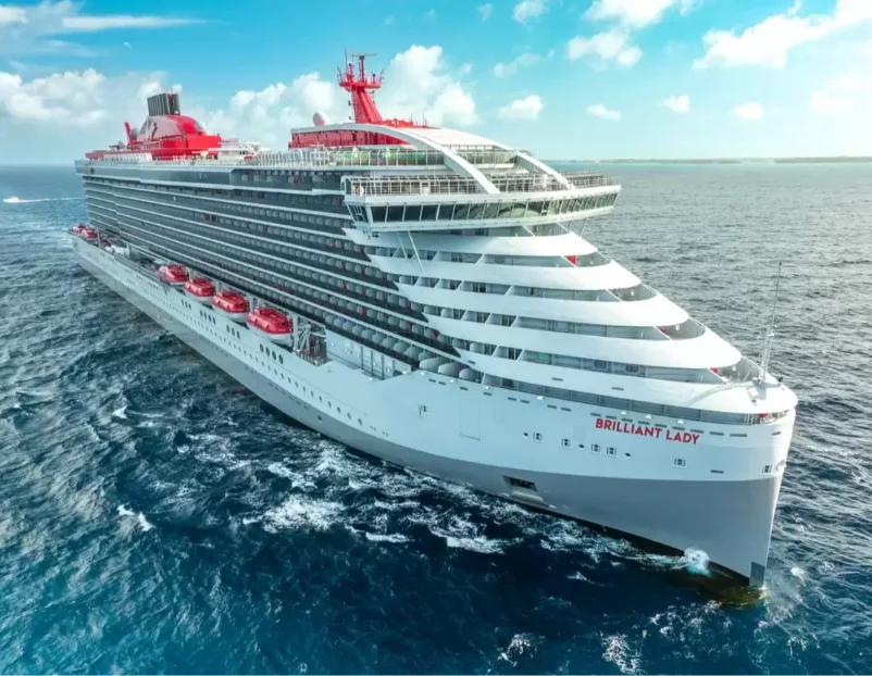 Le bateau de croisière Brilliant Lady (Virgin Voyages)