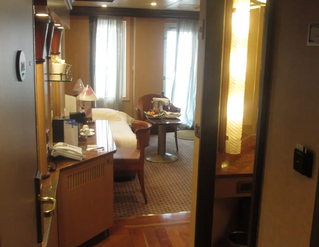 Cabine à bord du bateau de croisière Costa diadema