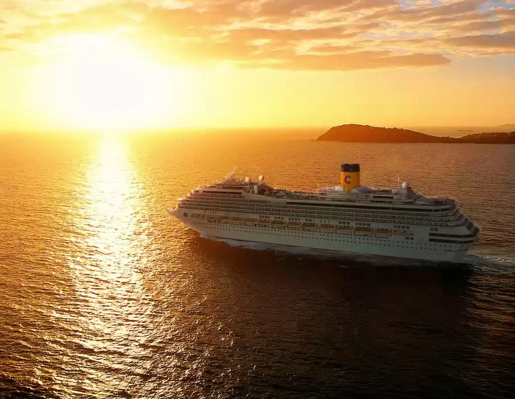 Le bateau de croisière Costa fortuna