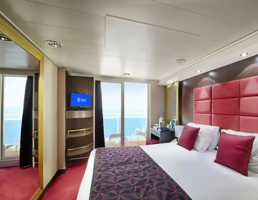 Cabine du bateau de croisière MSC Divina