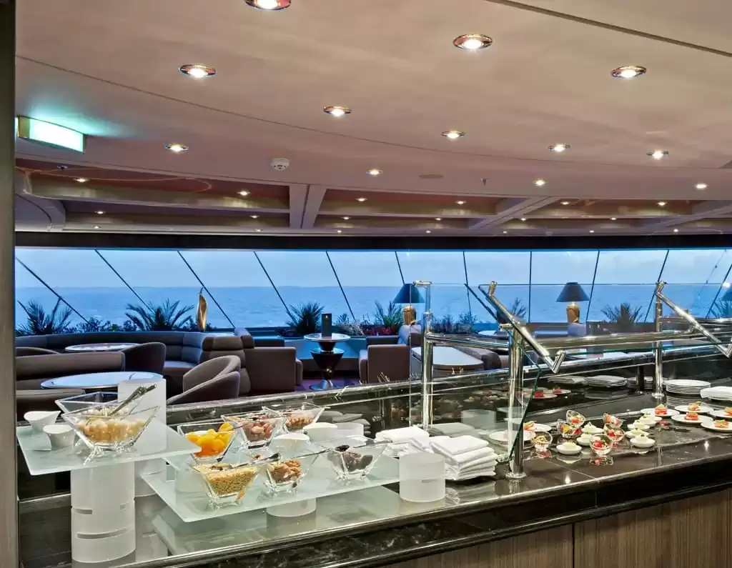 Restaurant du bateau de croisière MSC Divina