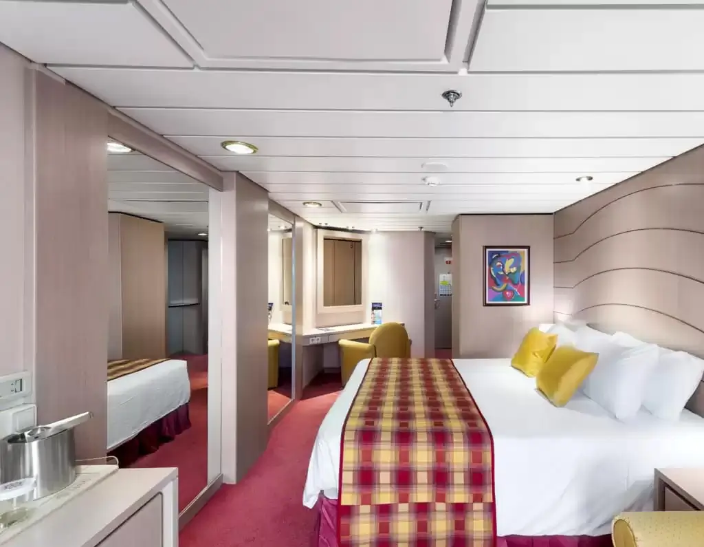 Cabine à bord du bateau de croisière MSC Lirica