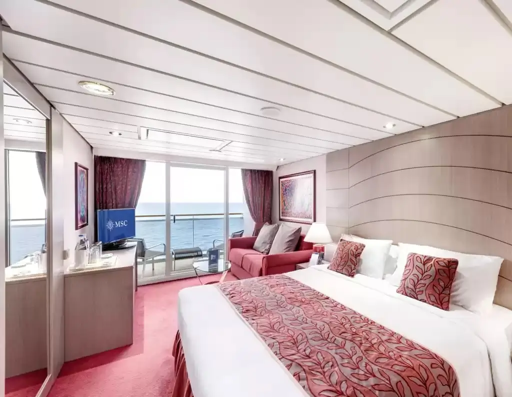 Cabine à bord du bateau de croisière MSC Opera