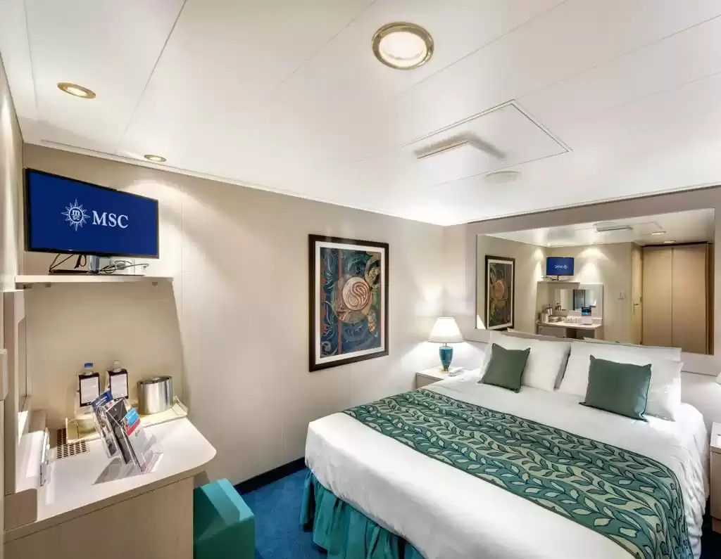 Cabine à bord du bateau de croisière MSC Opera