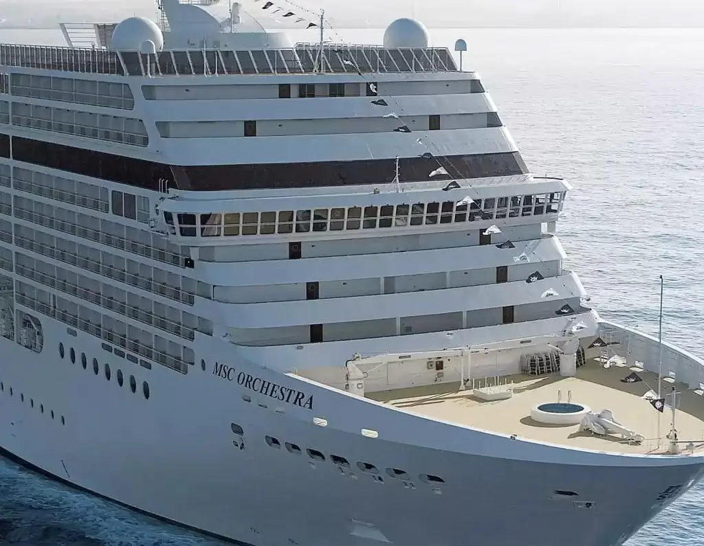 Le bateau de croisière MSC Orchestra