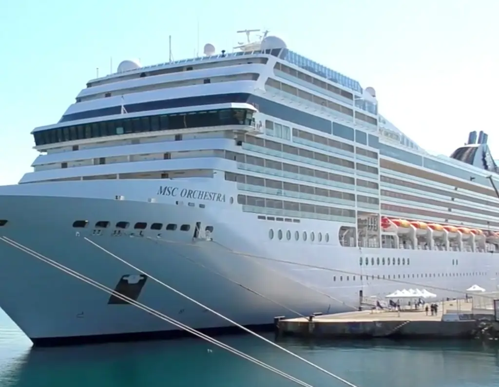 Le bateau de croisière MSC Orchestra