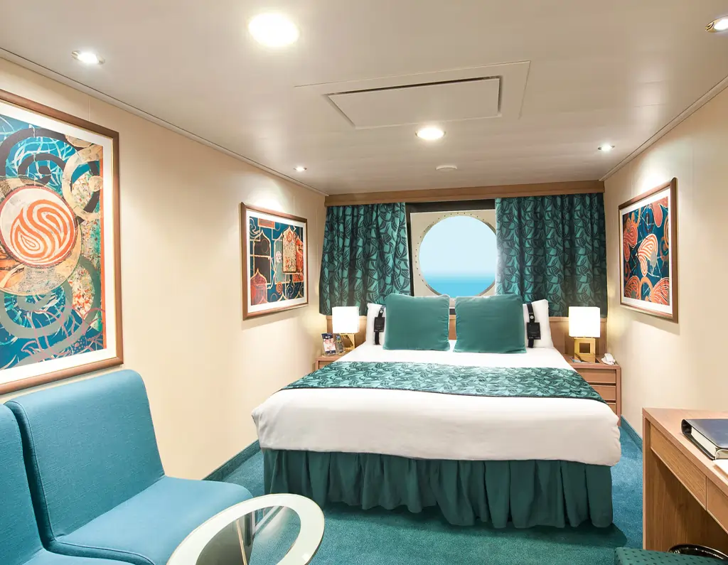 Cabine à bord du bateau de croisière MSC poesia