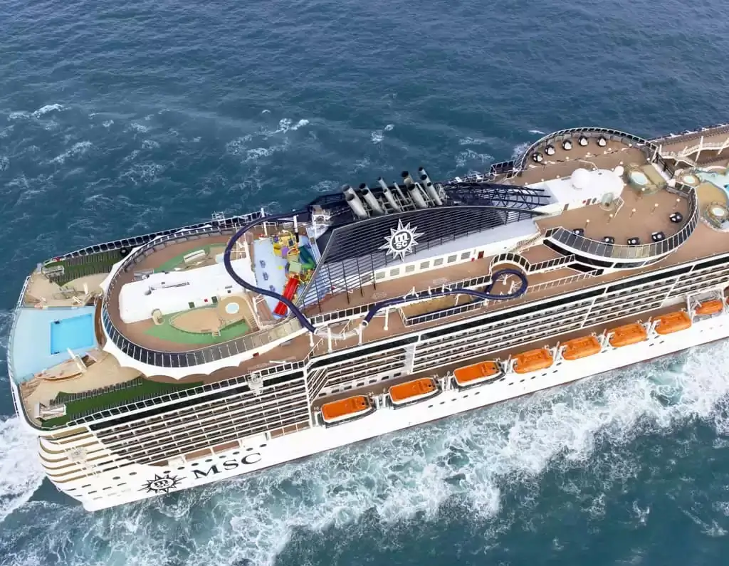 Le bateau de croisière MSC Preziosa