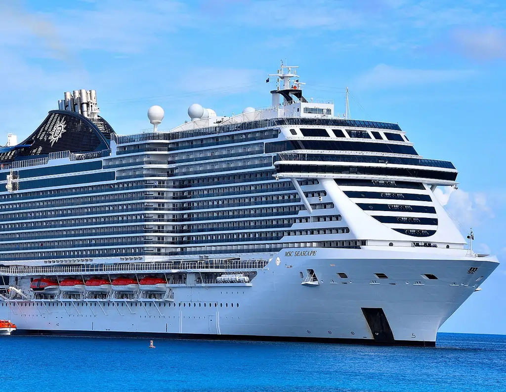 Le bateau de croisière MSC Seascape