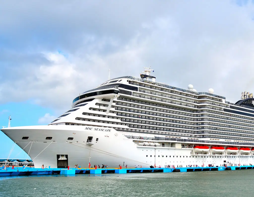 Le bateau de croisière MSC Seascape