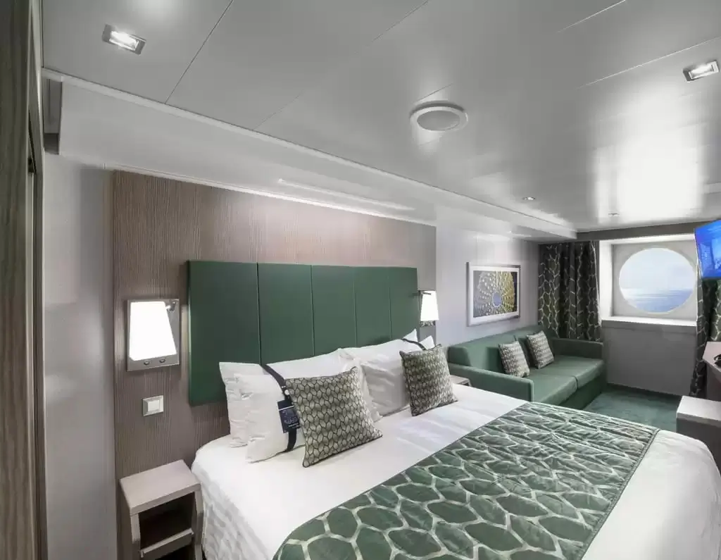 Cabine à bord du bateau de croisière MSC Seaview