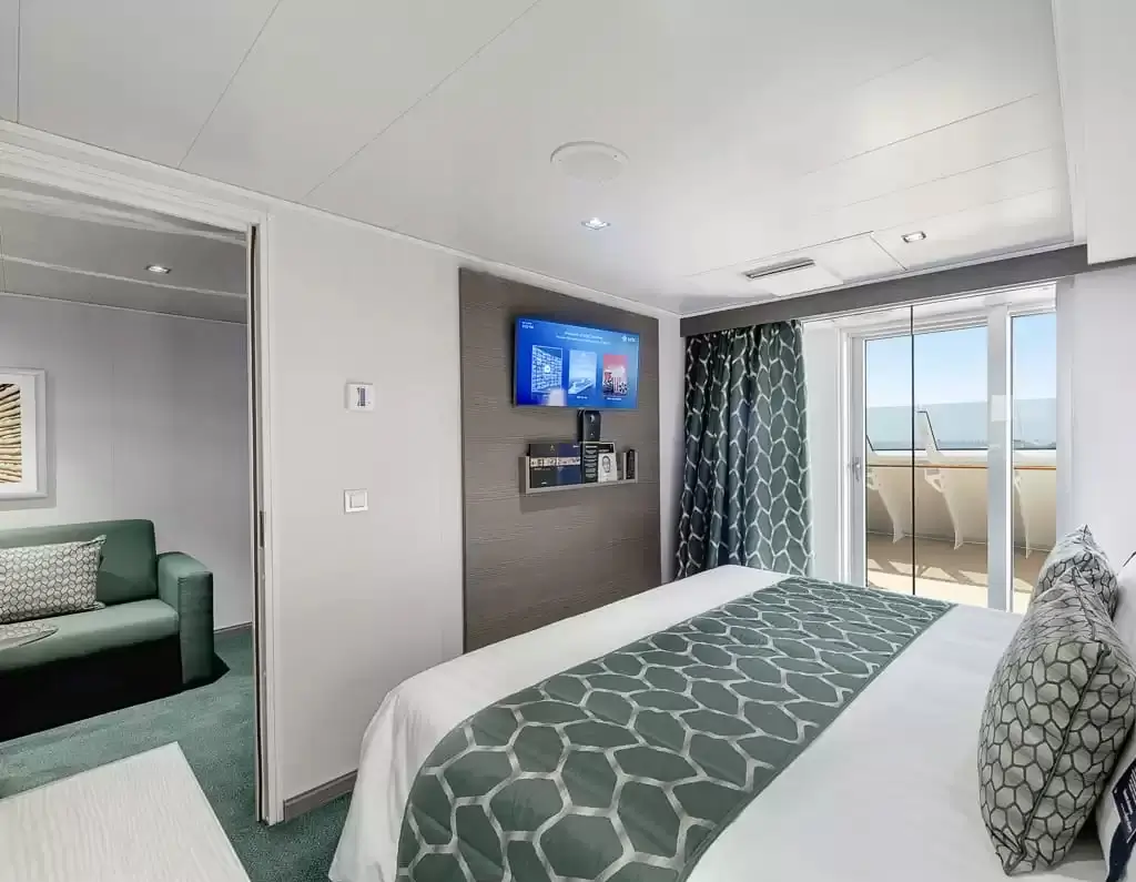 Cabine à bord du bateau de croisière MSC Seaview
