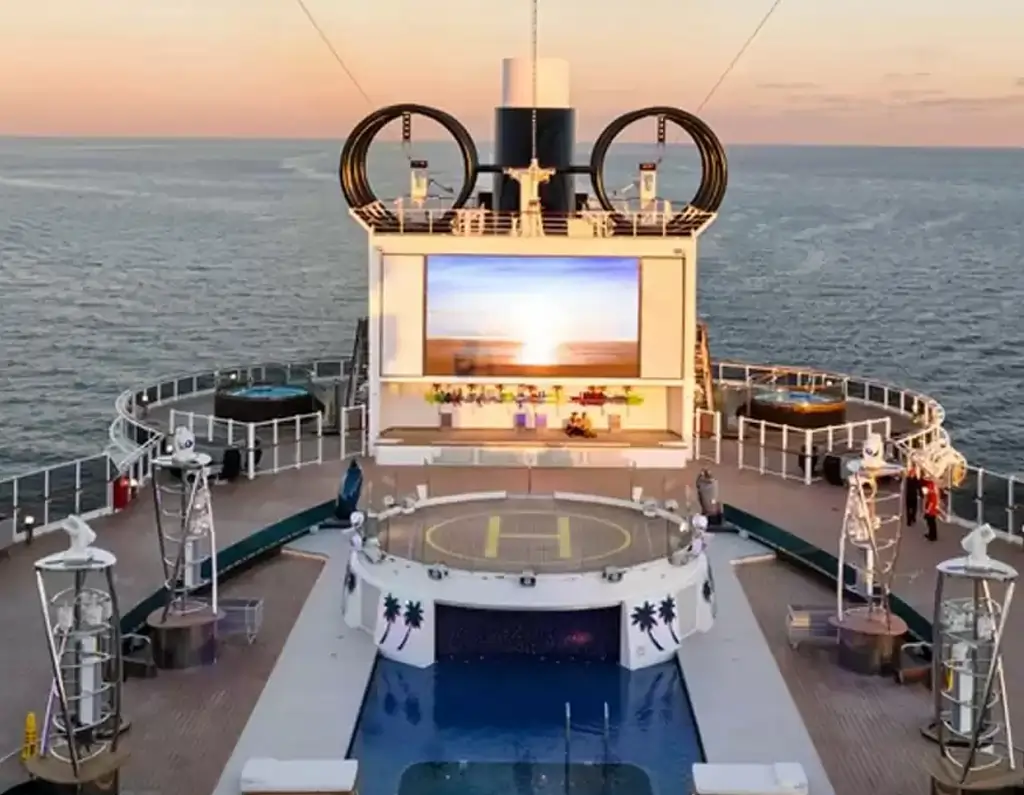 Le bateau de croisière MSC Seaview