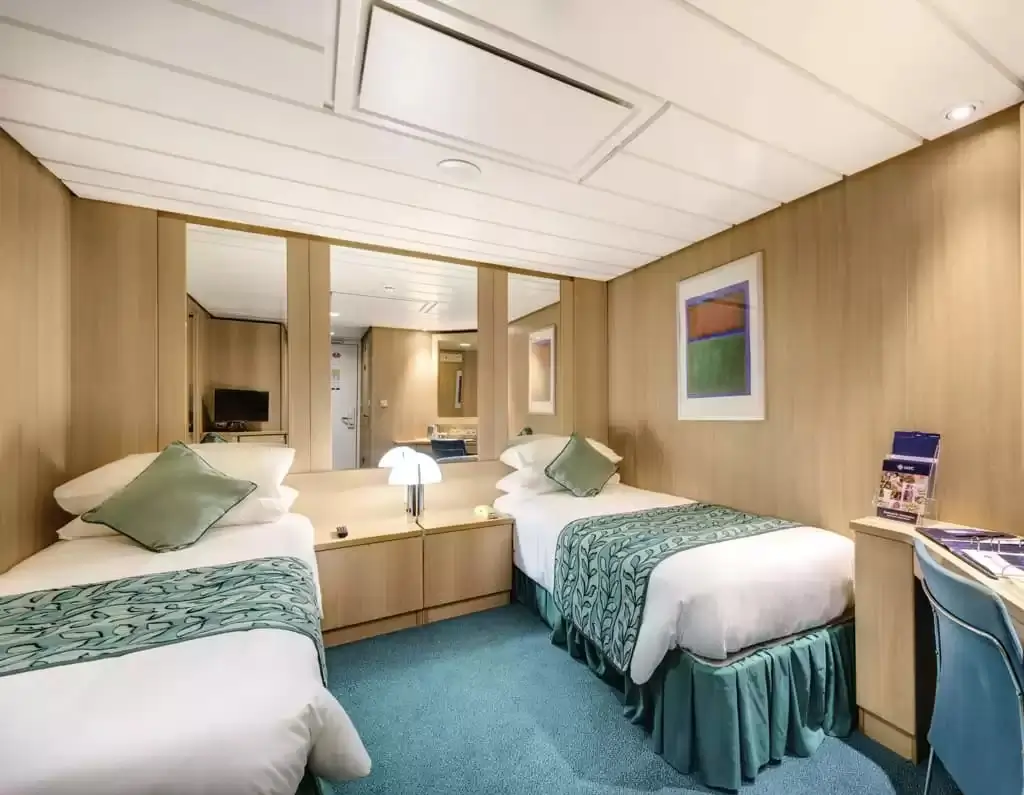 Cabine à bord du bateau de croisière MSC Sinfonia