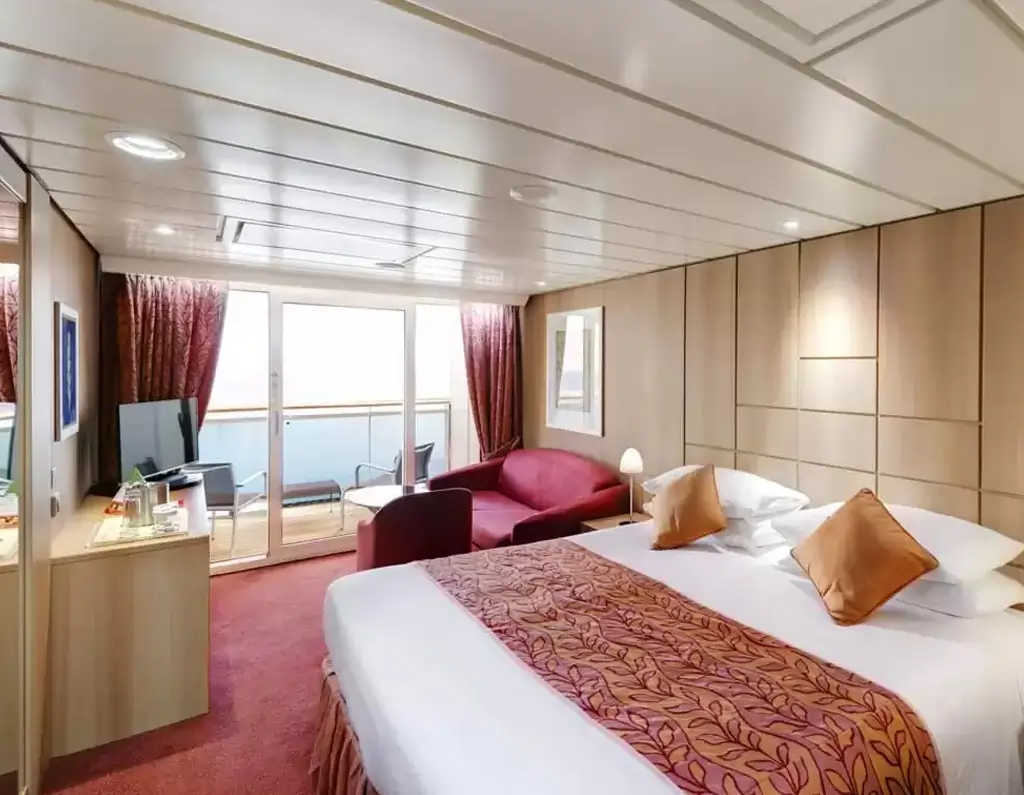 Cabine à bord du bateau de croisière MSC Sinfonia