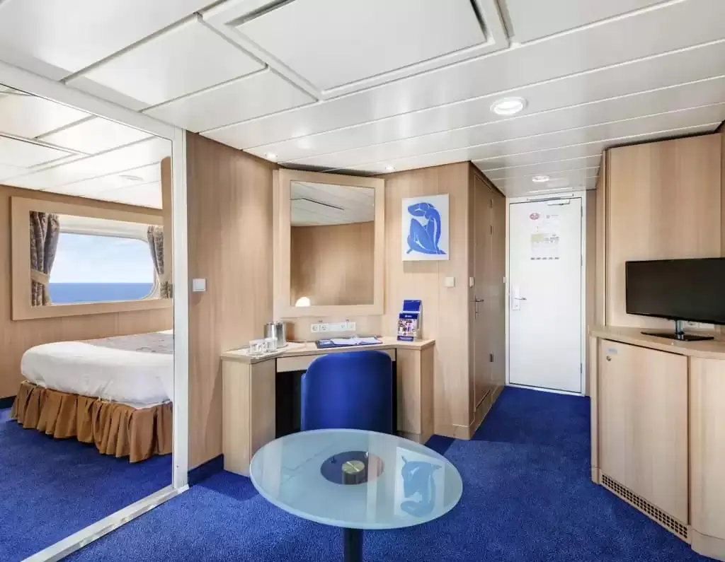 Cabine à bord du bateau de croisière MSC Sinfonia