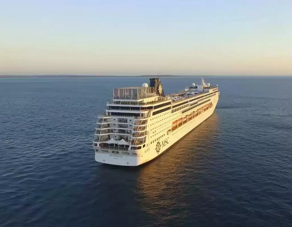 Le bateau de croisière MSC Sinfonia