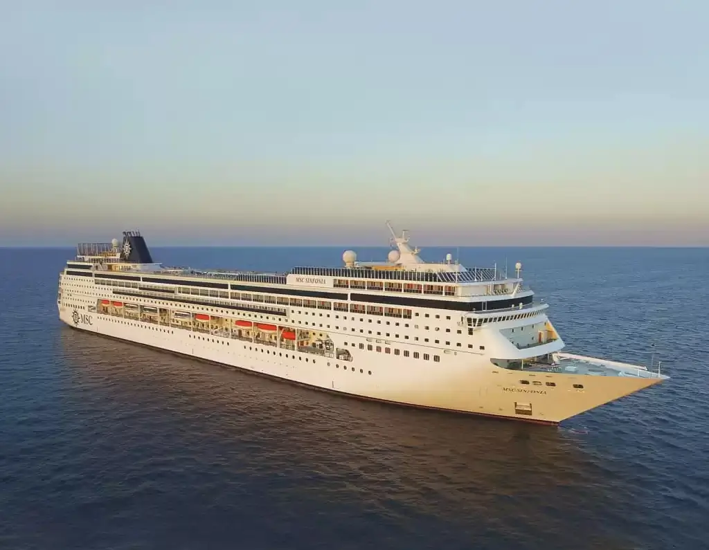 Le bateau de croisière MSC Sinfonia