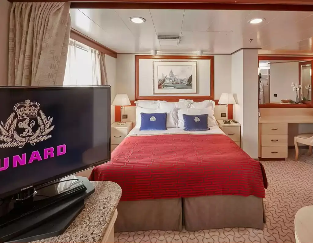 cabine à bord du Queen Elizabeth