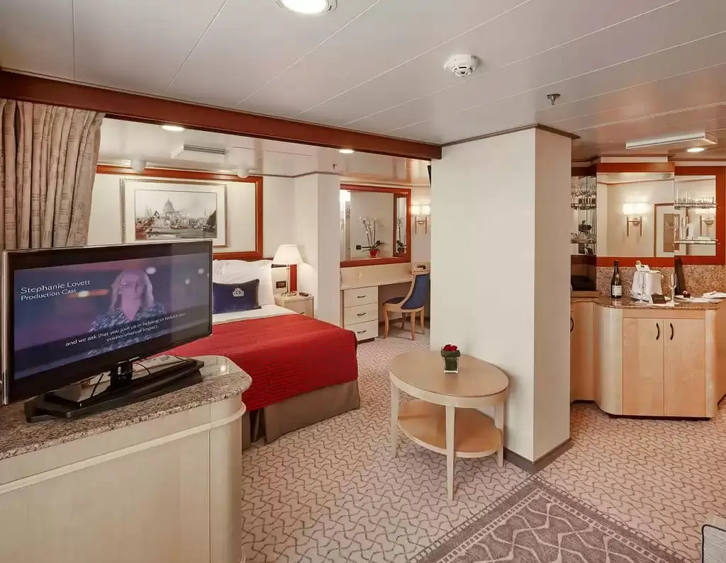 cabine à bord du Queen Elizabeth