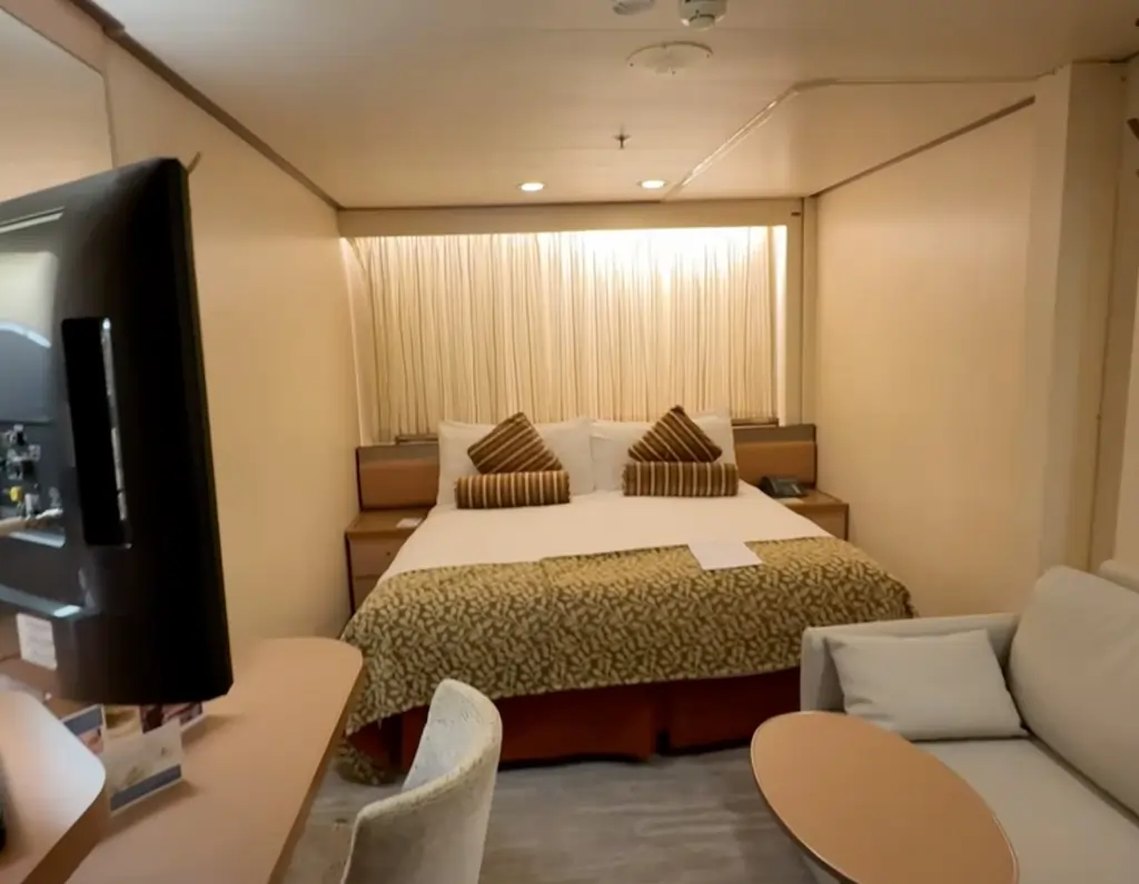 Cabine à bord du bateau de croisière Renaissance (CFC)