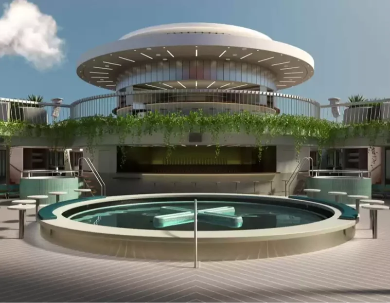 Le bateau de croisière Resilient Lady (Virgin Voyages)