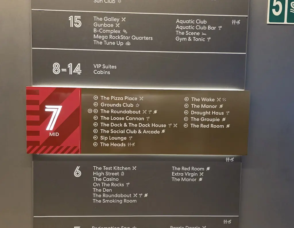 Pont à bord de l'Allure of the Seas