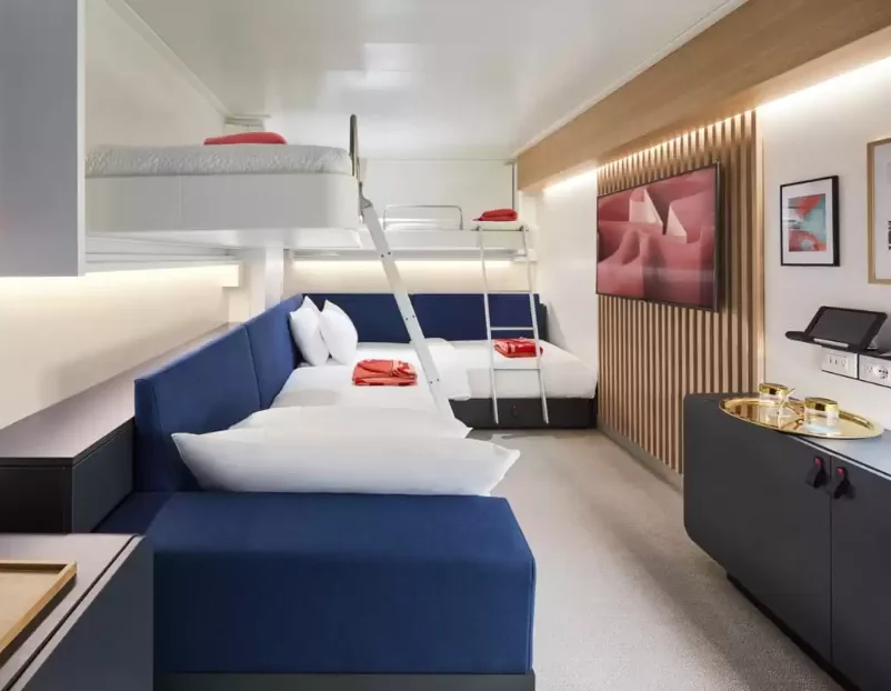 Le bateau de croisière Valiant Lady (Virgin Voyages)