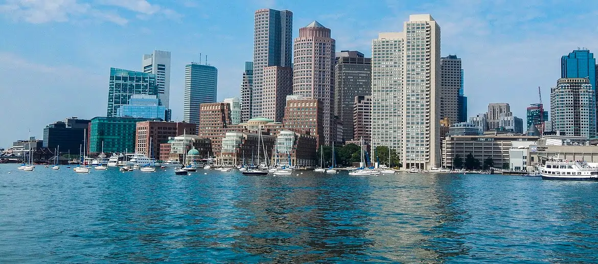 Le port de boston, Massachusetts, Etats-unis