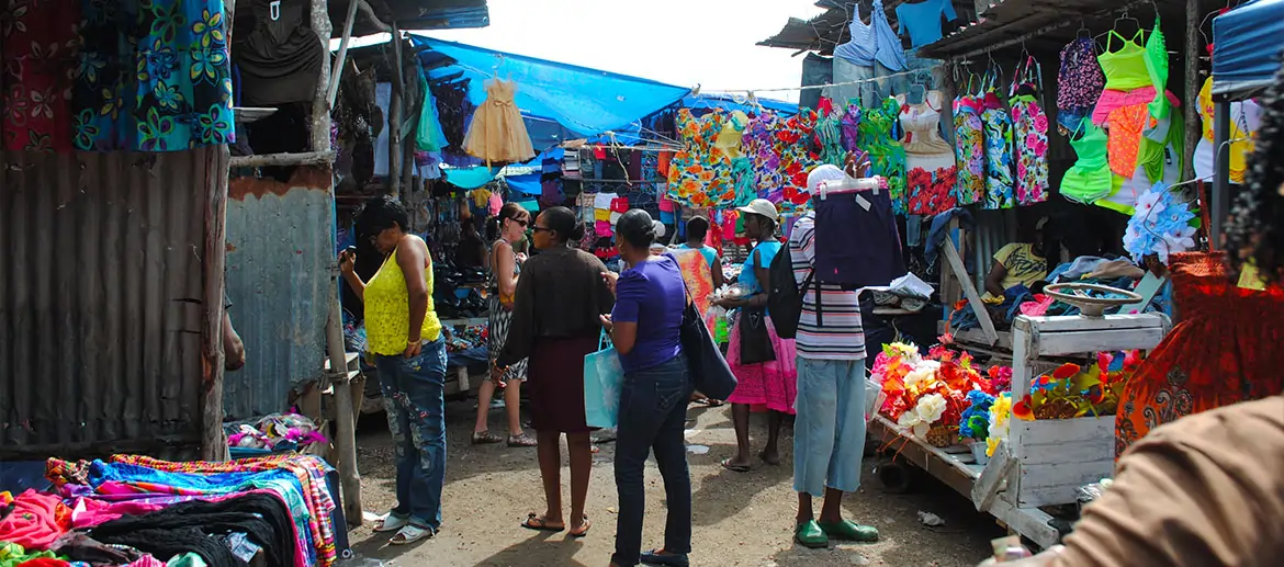 Falmouth, marché, Jamaïque