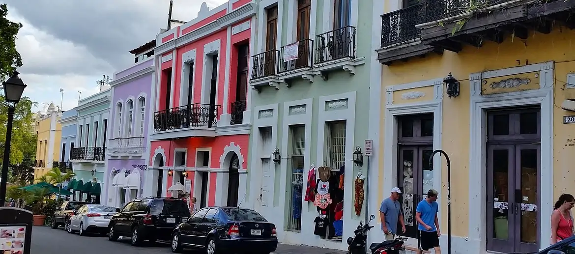 San Juan, Architecture maisons, Porto Rico