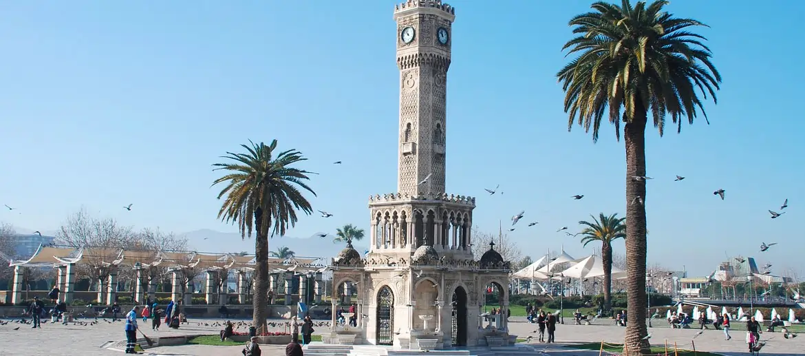 Izmir, Tour de l'horloge, Turquie