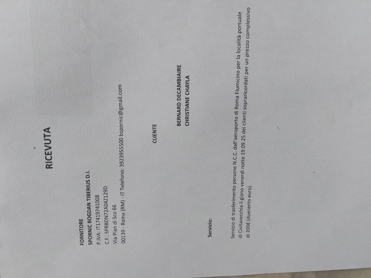 Photo du Costa Toscana de CHRISTIANE